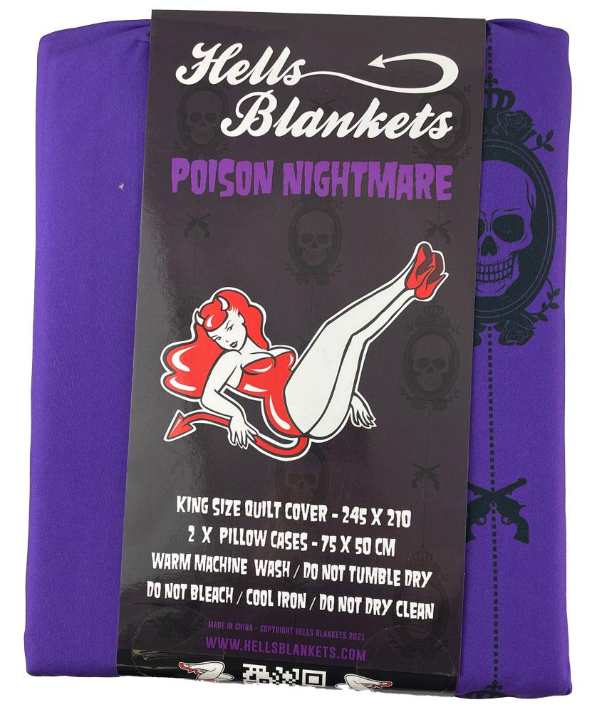 Poison Nightmare | KING QUILT SET** at $65 only from Beserk