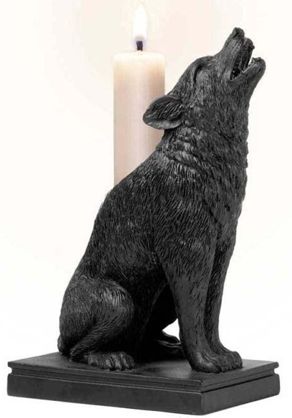 Wolf | CANDLESTICK - Beserk - AGKOBDGZLZN, alchemy gothic, all, black, candle, candle holder, candles, christmas gift, christmas gifts, clickfrenzy15-2023, discountapp, fp, gift, gift idea, gift ideas, gifts, googleshopping, goth, goth homeware, goth homewares, gothic, gothic gifts, gothic homeware, gothic homewares, halloween homeware, halloween homewares, home, homeware, homewares, mar23, R050323, wolf