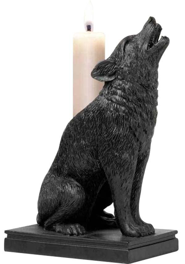 Wolf | CANDLESTICK - Beserk - AGKOBDGZLZN, alchemy gothic, all, black, candle, candle holder, candles, christmas gift, christmas gifts, clickfrenzy15-2023, discountapp, fp, gift, gift idea, gift ideas, gifts, googleshopping, goth, goth homeware, goth homewares, gothic, gothic gifts, gothic homeware, gothic homewares, halloween homeware, halloween homewares, home, homeware, homewares, mar23, R050323, wolf