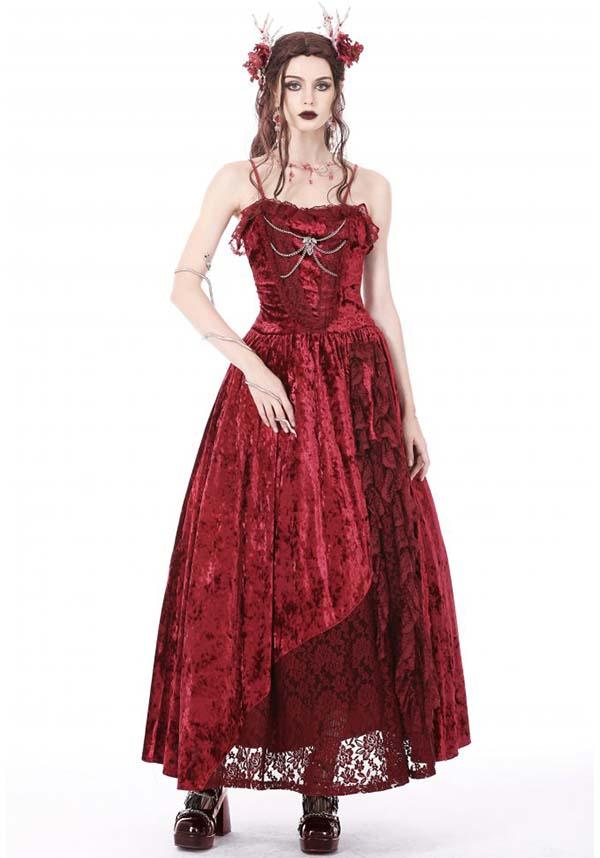 Dark rose maxi outlet dress