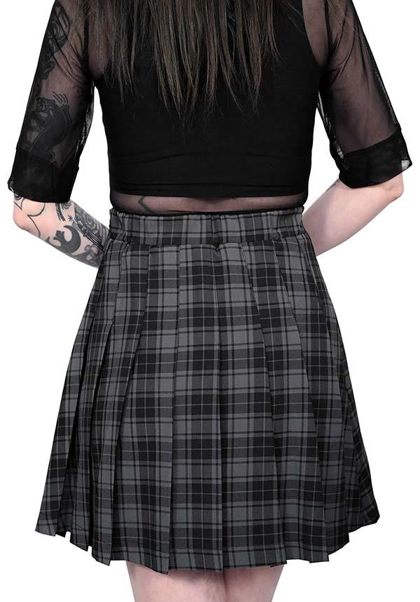 Academy | PLEATED SKIRT - Beserk - all, all clothing, all ladies, all ladies clothing, anime skirt, apr23, black, clickfrenzy15-2023, clothing, discountapp, exclusive, FB149303, fox blood, foxblood, fp, googleshopping, goth, gothic, gray, grey, labelexclusive, ladies, ladies clothing, ladies skirt, office clothing, pleated, pleats, plus size, R060423, short skirt, skirt, skirts, tartan, winter, winter clothing, winter wear, womens skirt