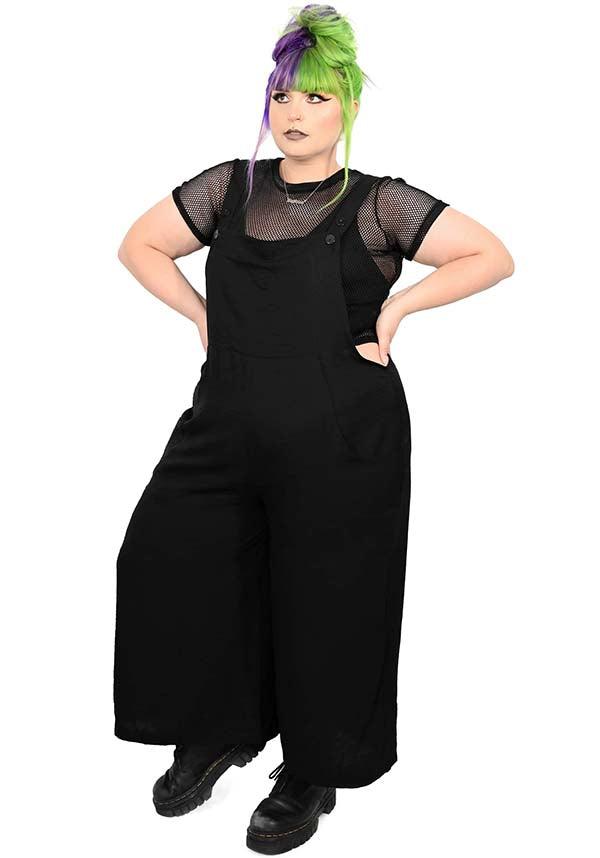 Andi | OVERALLS - Beserk - all, all clothing, all ladies clothing, black, clickfrenzy15-2023, clothing, discountapp, emo, exclusive, FB145000, feb23, fox blood, foxblood, fp, googleshopping, goth, gothic, labelexclusive, ladies clothing, overalls, plus size, R190223, unisex, winter, winter clothing, winter wear, women