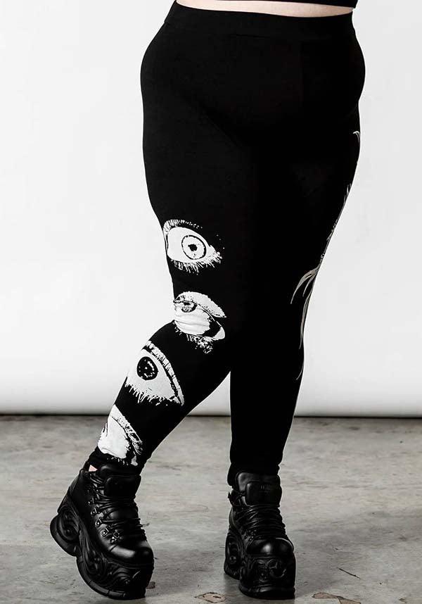 Insomnia | LEGGINGS - Beserk - all, all clothing, all ladies, all ladies clothing, black, clickfrenzy15-2023, clothing, discountapp, eyes, feb23, fitted, fp, googleshopping, goth, gothic, kill star, killstar, killstarsaleapril, KS1065314, ladies, ladies clothing, ladies pants, ladies pants + shorts, ladies pants and shorts, legging, leggings, long pants, lounge pants, pants, plus size, R100223, repriced050623, winter, winter clothing, winter wear, women, womens, womens pants