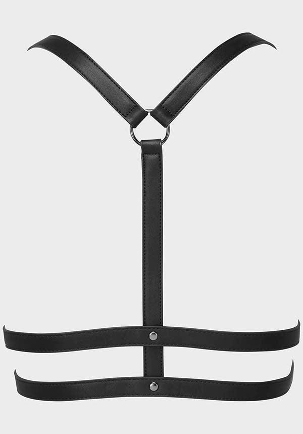 Wanda | HARNESS - Beserk - accessories, adjustable strap, all, black, body harness, buckles, clickfrenzy15-2023, discountapp, feb23, festival, fetish, fp, garters and harnesses, googleshopping, goth, gothic, gothic accessories, harness, kill star, killstar, killstarsaleapril, kinky, KS1076963, labelvegan, ladies accessories, plus size, R280223, vegan, women, womens