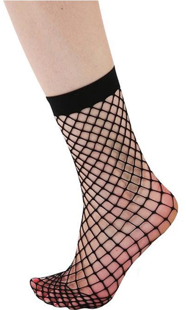 Extra Large Net [Black] | ANKLE SOCKS* at $4 only from Beserk