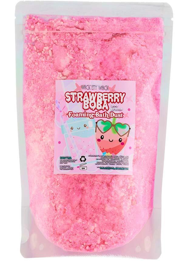 Strawberry Boba | BATH DUST - Beserk - all, apr23, aroma, aroma therapy, bath, bath bomb, bath colour, bath dust, bathbomb, bathroom, body, bomb, christmas gift, christmas gifts, cpgstinc, discountapp, explosion, fp, gift, gift idea, gift ideas, gifts, googleshopping, labelvegan, mothers day, mothersday, mothersdayindulge, pink, R130423, scent, scented, soft skin, strawberries, strawberry, therapy, valentines gifts, vegan, WC1802, wickety wack